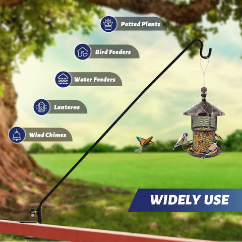 ERYTLLY wall-mount pole shown on balcony for versatile hanging.