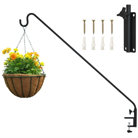 ERYTLLY deck hook with extendable arm for versatile outdoor hanging