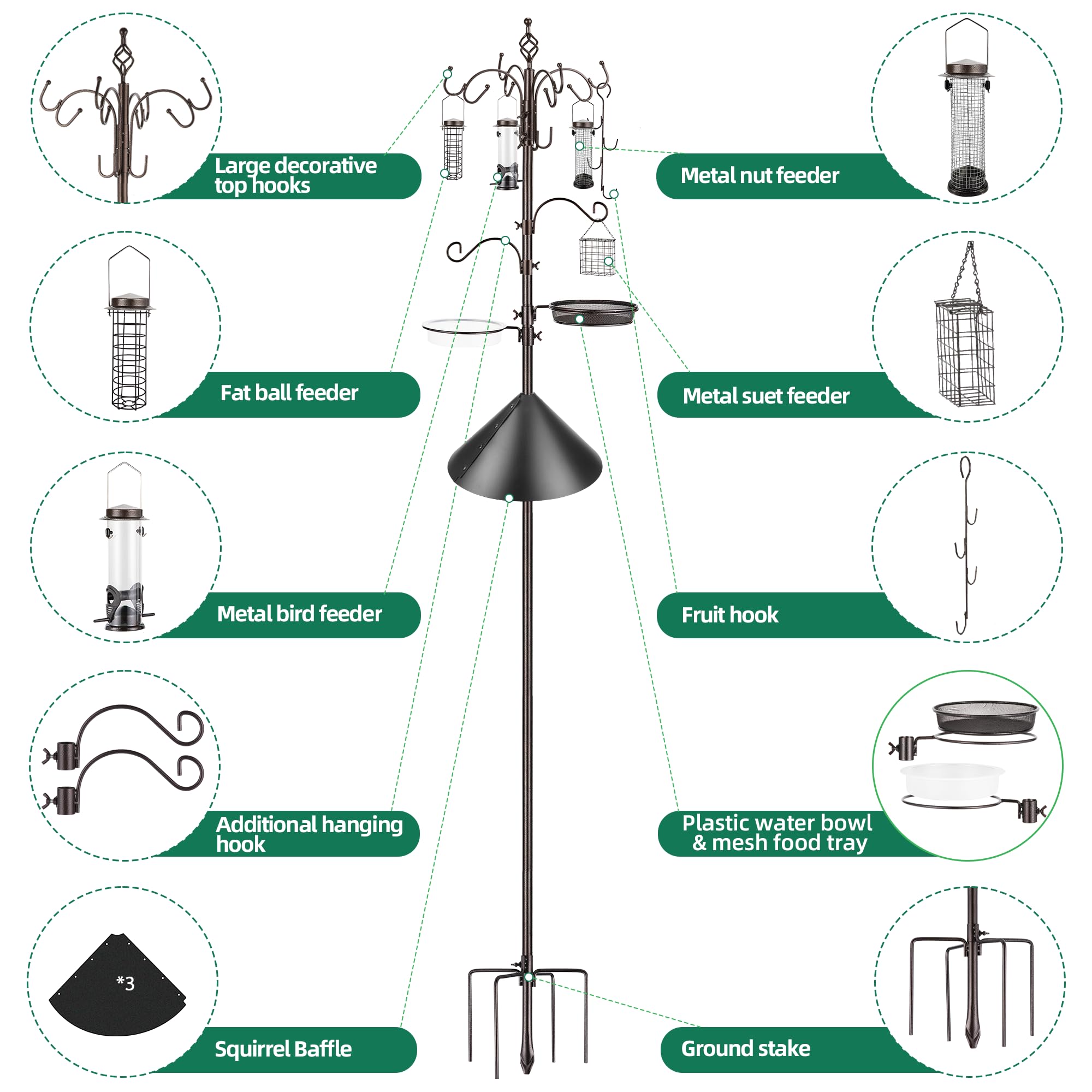 ERYTLLY Garden-ready setup suitable for easy bird watching