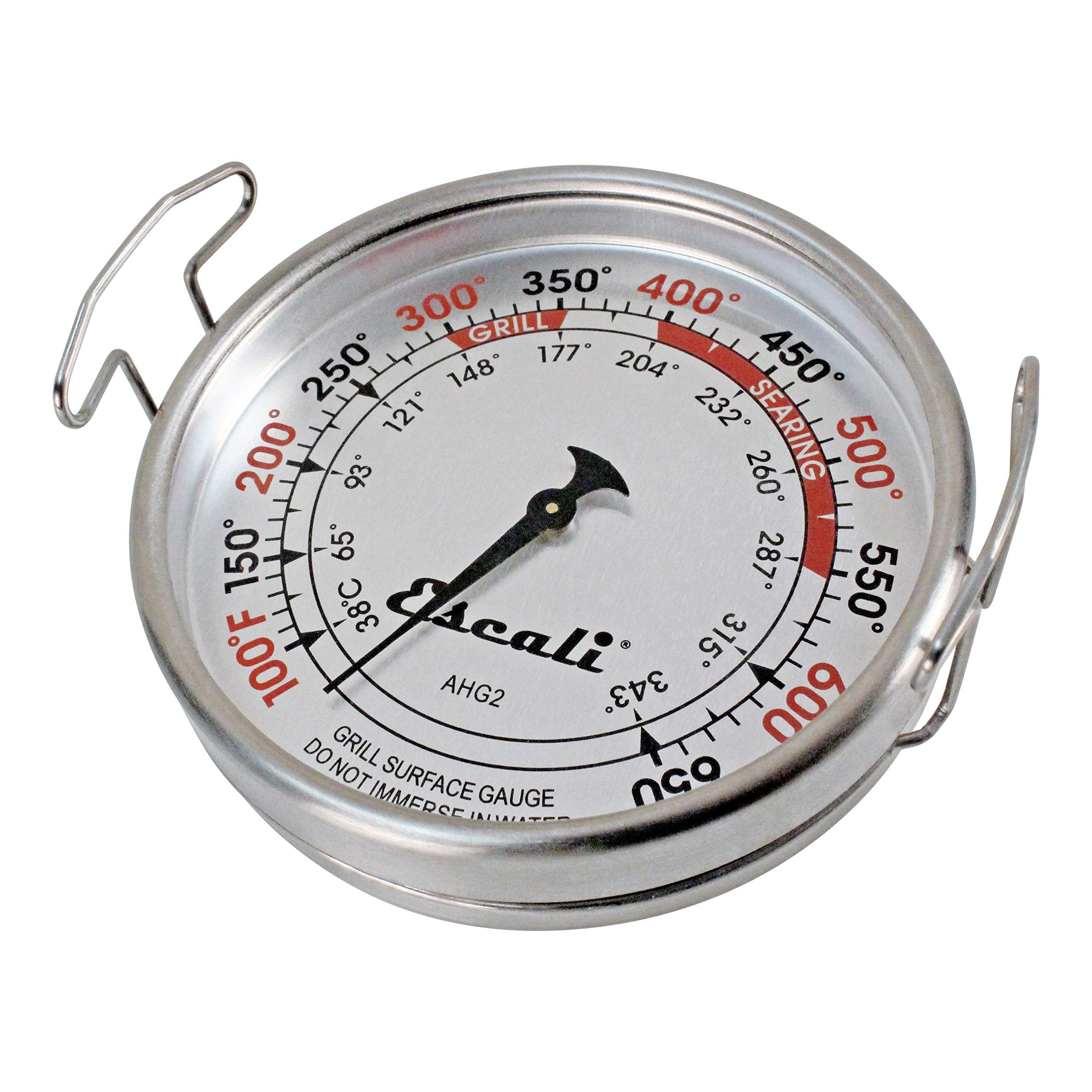 Escali AHG2 stainless steel construction withstands grill heat