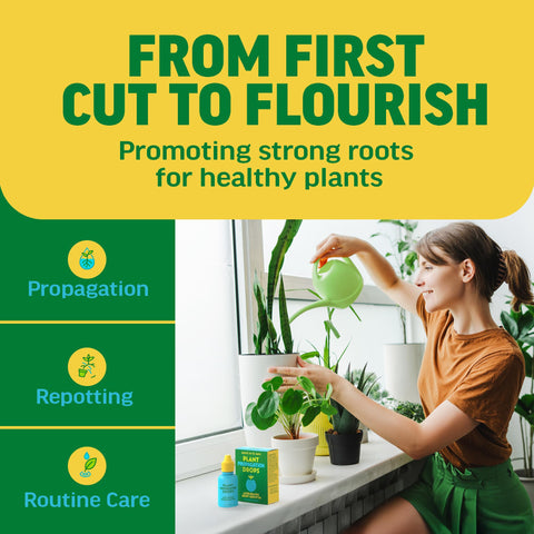 Escentile Rooting Drops setup for cuttings supports reliable early root development