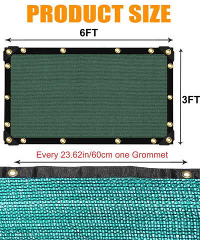 E.share 40% shade netting for vegetables and flowers in garden beds.