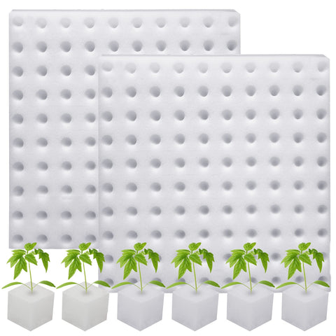 Eshylala hydroponic sponge set with 200 small sponges for seedling growth