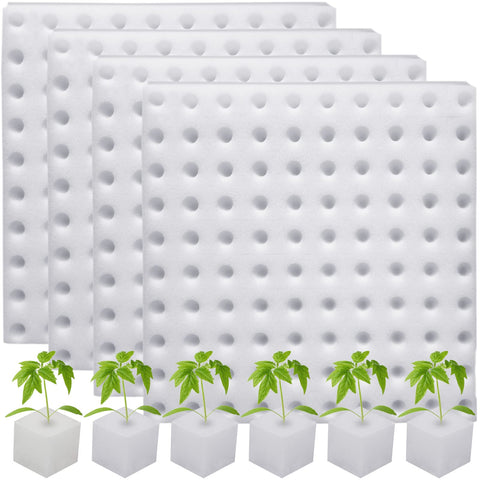 Eshylala hydroponic sponge seedling square 400pcs aids rapid propagation and easy handling