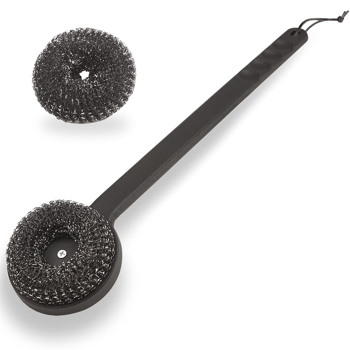 Esie Houzie 18-inch grill brush with long handle reaches hard-to-clean grates