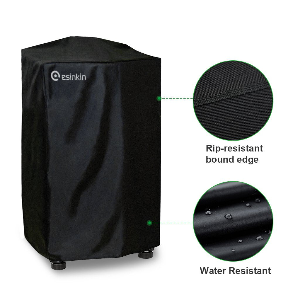 Esinkin double-stitched seams enhance longevity around 40-inch smoker protection.