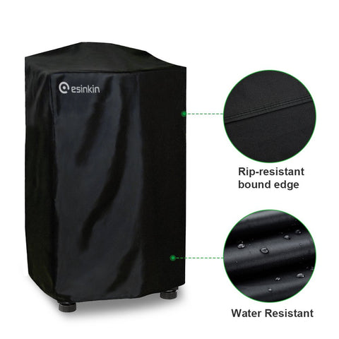 Esinkin double-stitched seams enhance longevity around 40-inch smoker protection.