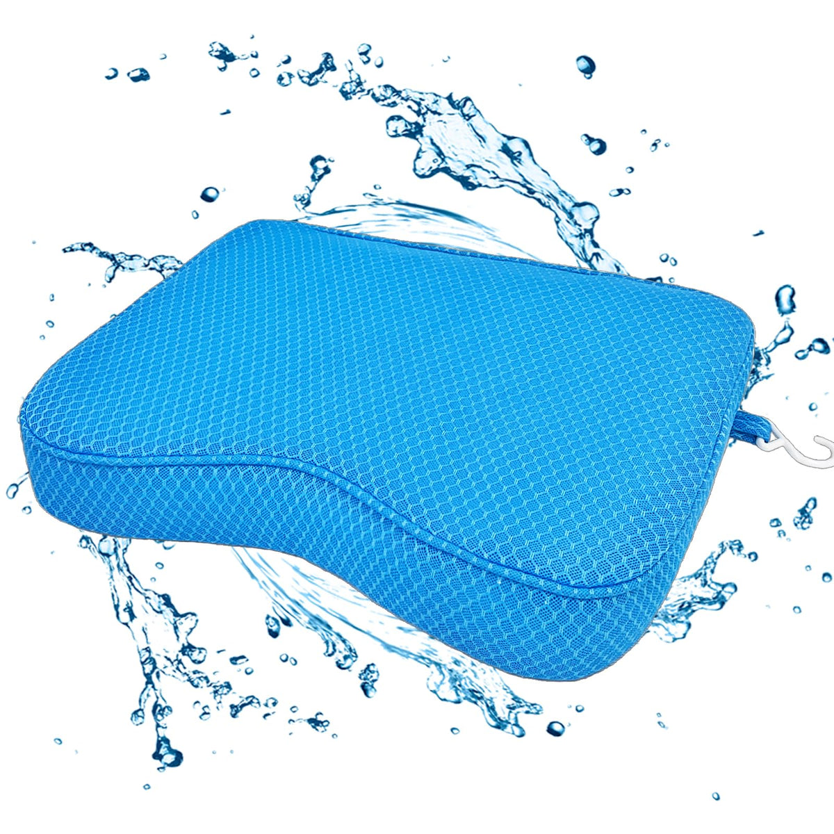 Esme L&H shower seat cushion close-up, breathable 4D fabric for quick-drying comfort