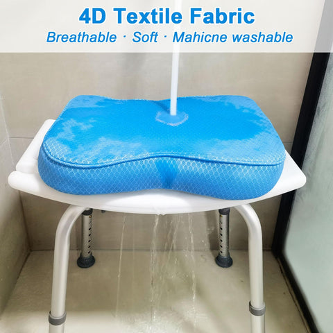 Esme L&H cushion on chair highlighting anti-slip bottom for safety