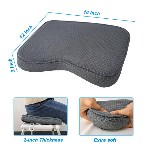Esme L&H cushion showing anti-slip silicone bottom to prevent sliding on clean surfaces