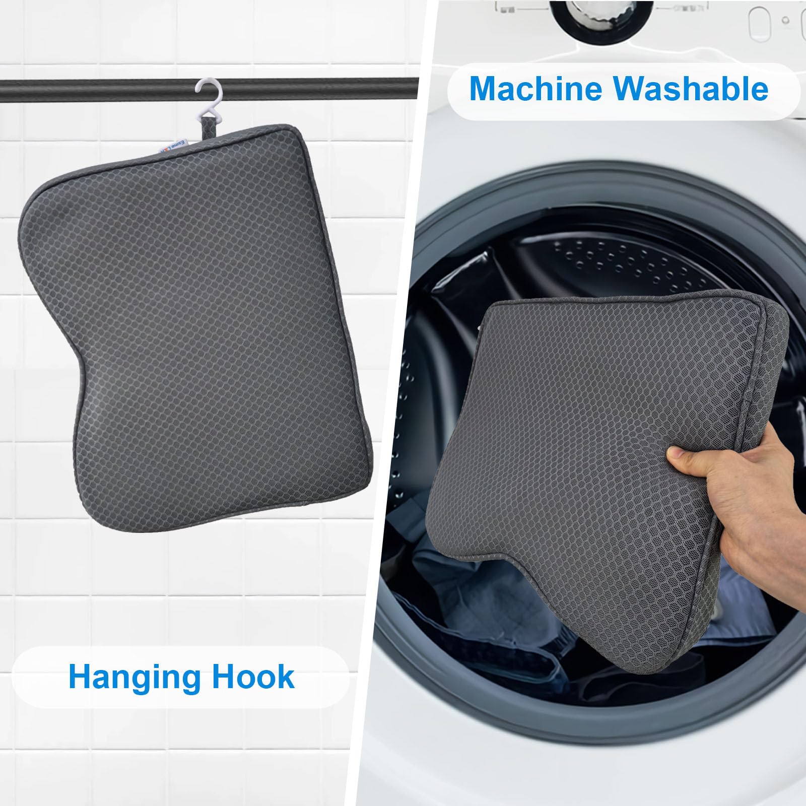 Esme L&H cushion supports portable use on tubs, benches, or travel chairs