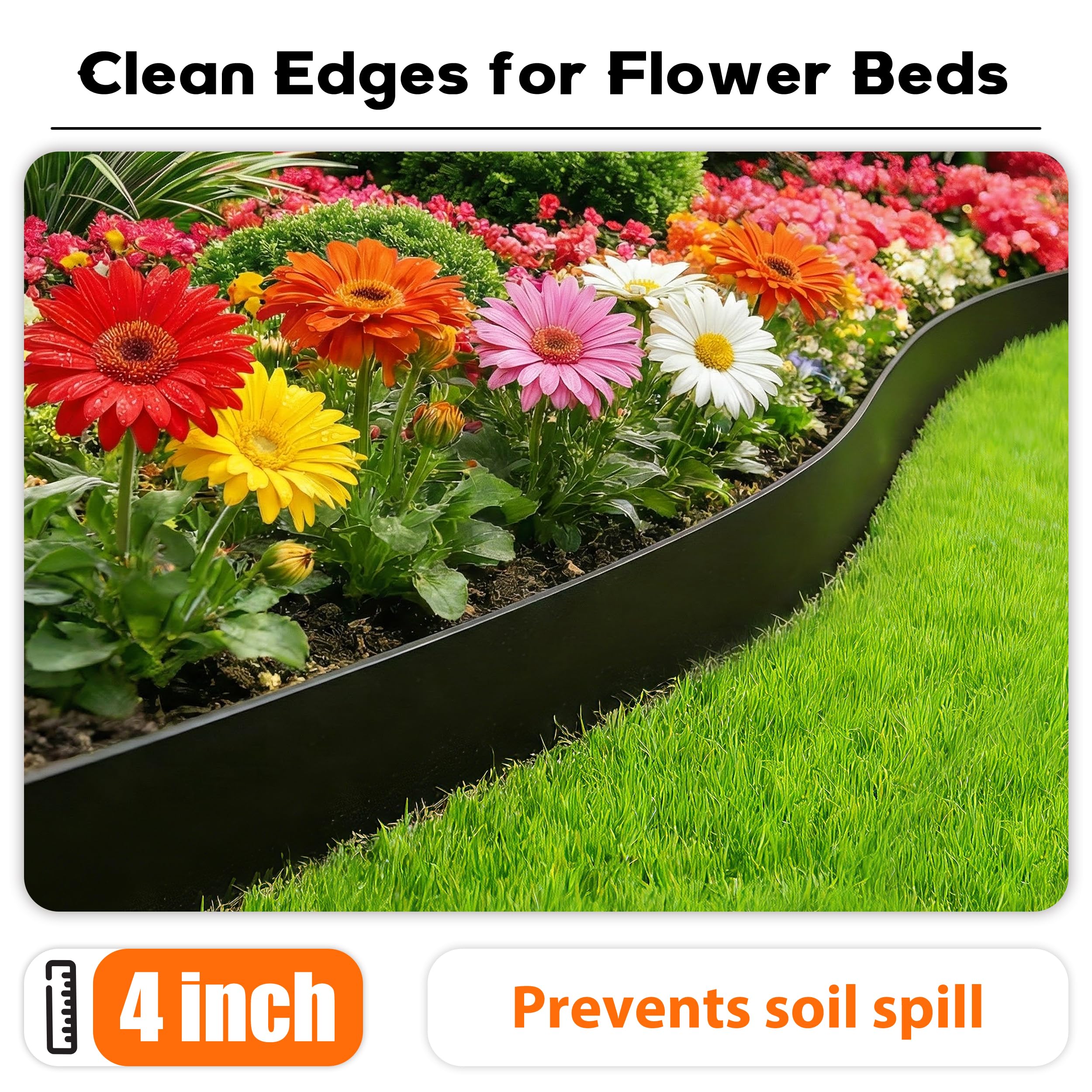 ESOHOT outdoor border kit suits paths, beds, and lawn edges.