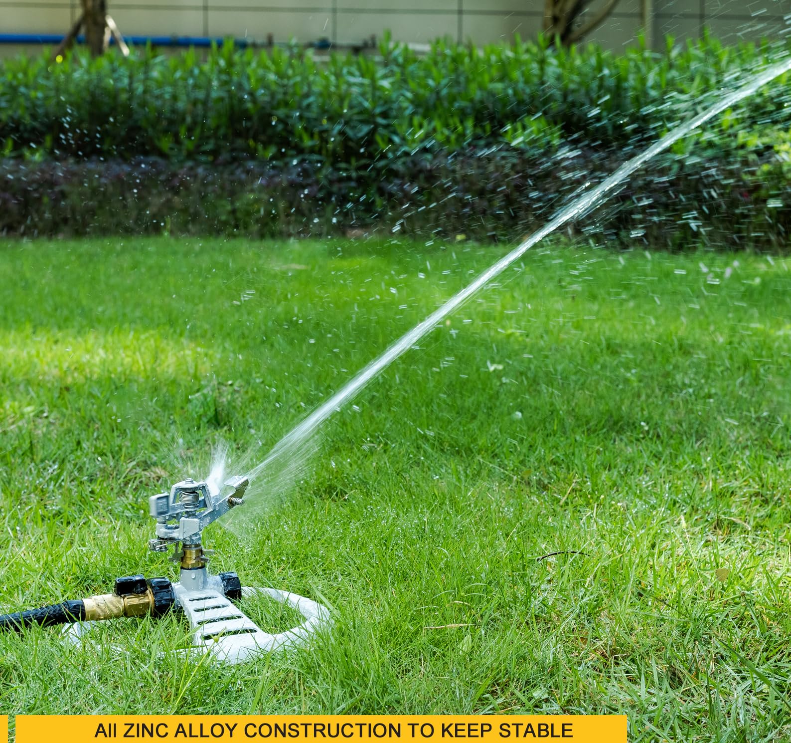 ESOW 360-degree rotation delivers complete lawn coverage