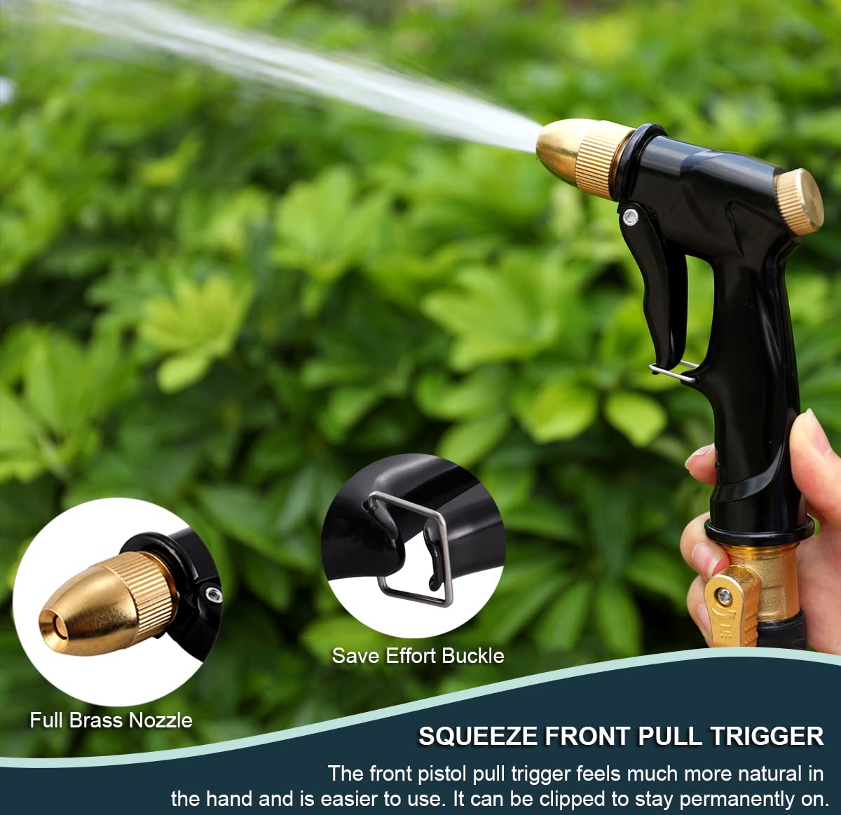 ESOW adjustable-spray-pattern demonstrates mist, shower, and jet options.
