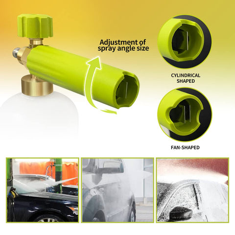 ESP foam coverage from 0 to 90 degrees for flexible cleaning.