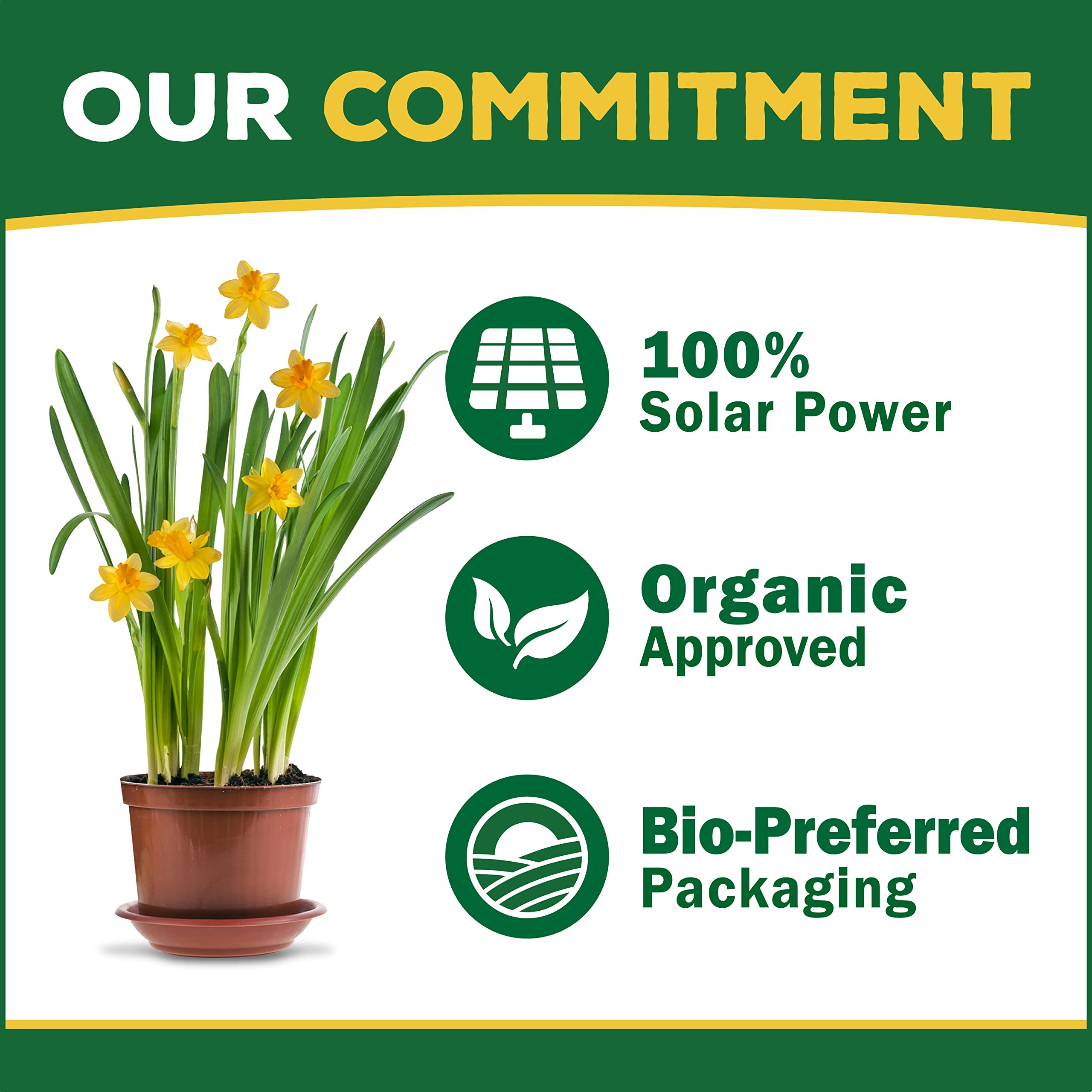 Espoma Bio-Tone Starter Plus container showing USA-made origin