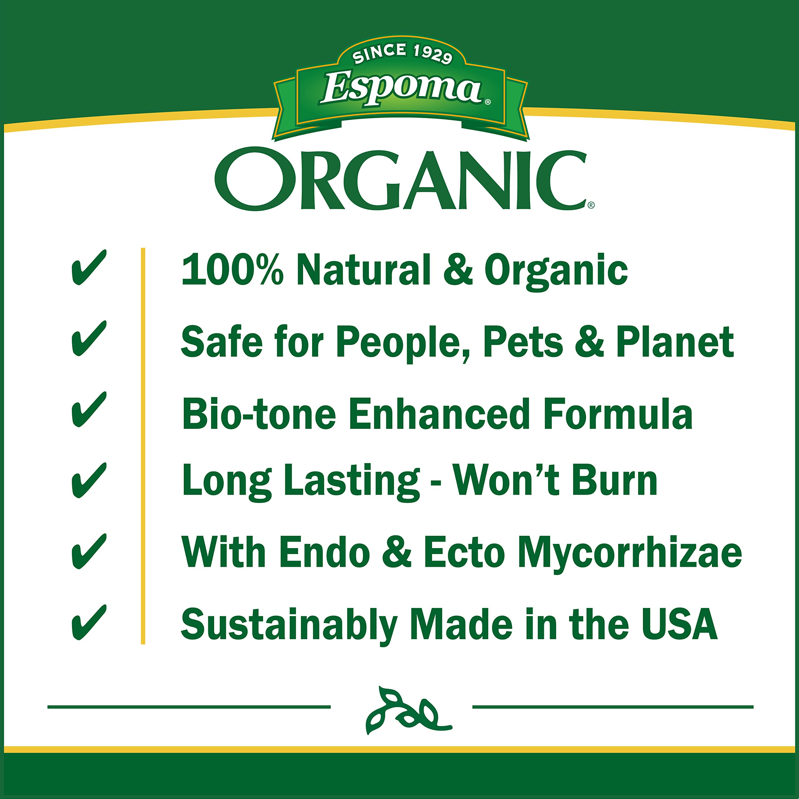 Espoma Bio-Tone Starter Plus promotes healthy root zone backfill during planting