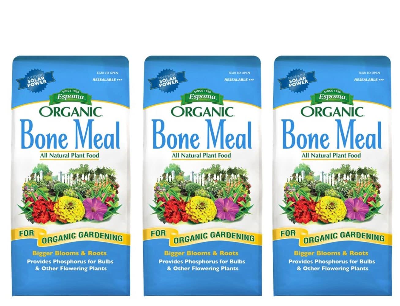 Espoma bone meal 4-12-0 for bulbs enhances root development and vibrant spring blooms.