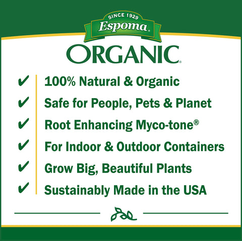 Espoma seed starter soil used in germination tray for thriving seedlings