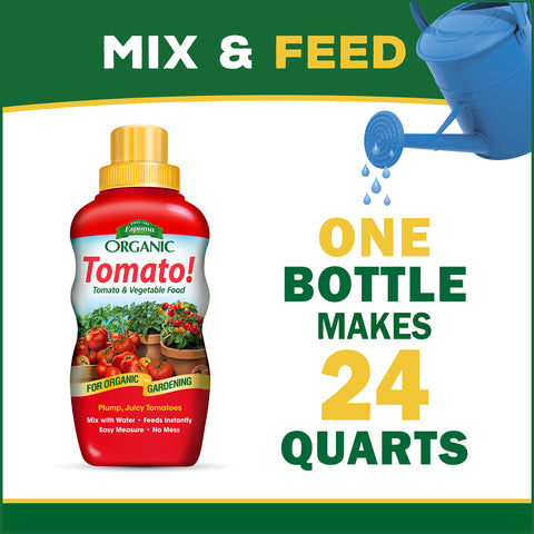 Espoma Tomato! ingredients list highlighting essential nutrients