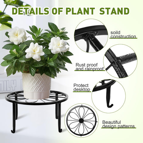 ESRICH anti rust coating plant stand resists humidity for outdoor use