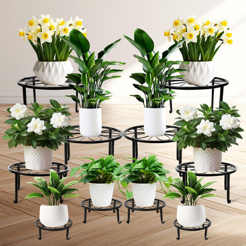 ESRICH multi-size plant stand collection offers versatile heights for indoor and outdoor plants
