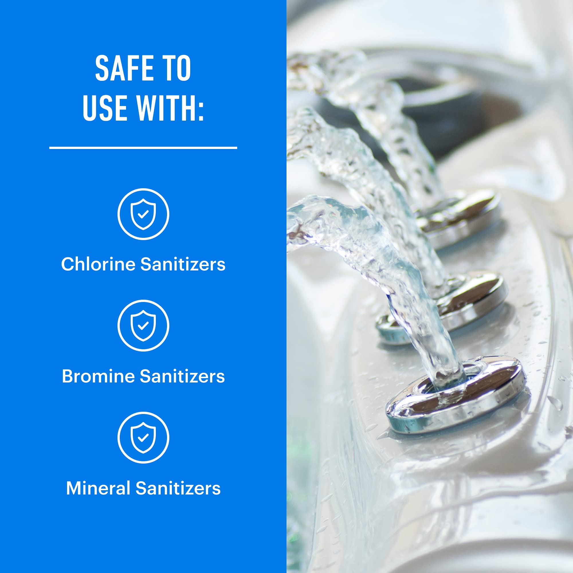 Essential Values hot tub foam eliminator 2-pack highlights value.