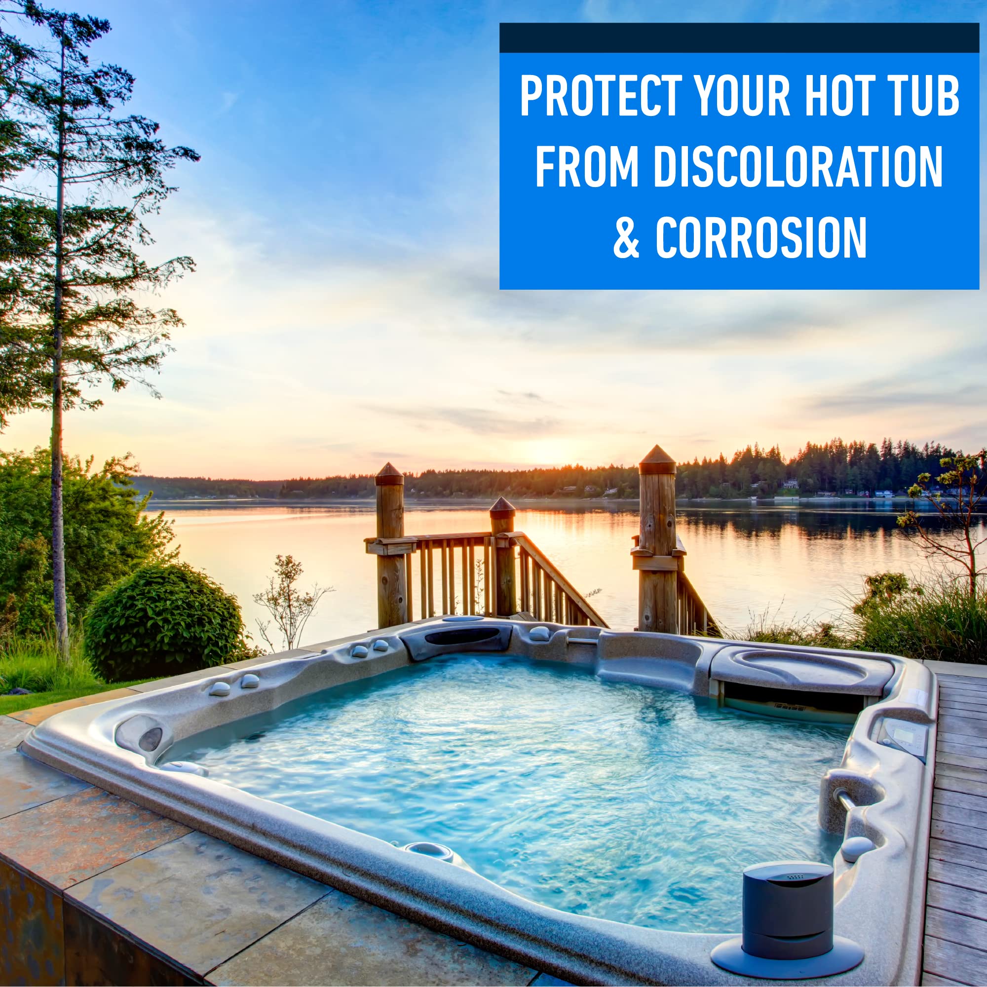 Essential Values hot tub foam eliminator fountain-foam-control shows targeted use.