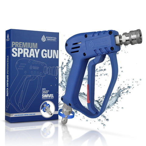 Essential Washer short gun with stainless swivel for durable cleaning performance
