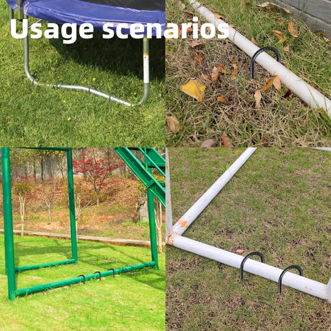 ESSFF 12-inch stake with 0.31-inch diameter for sturdy anchoring in soil.