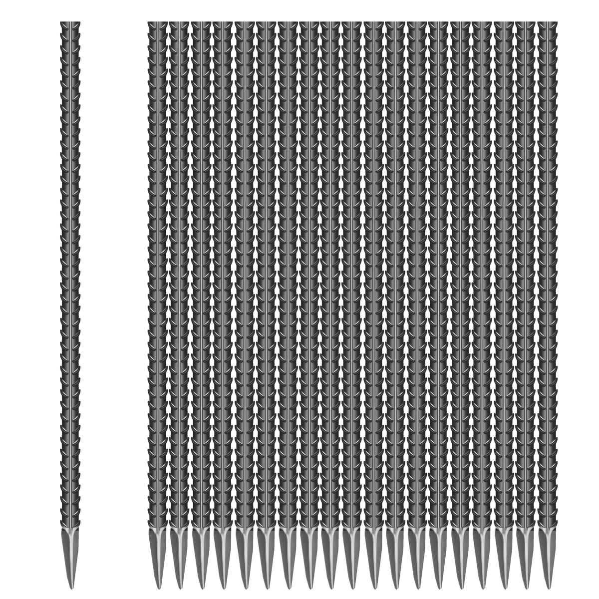 ESSFF 20-piece 16-inch ground stakes for secure outdoor anchoring