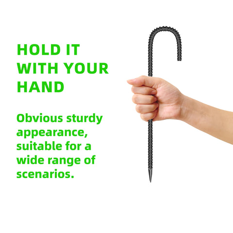 ESSFF easy-install stake designed for hard or rocky soil conditions.