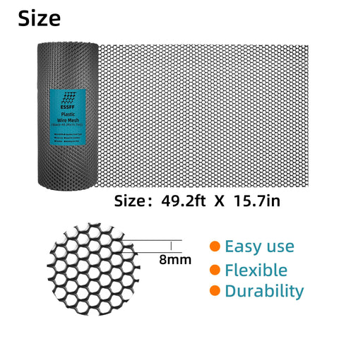 ESSFF poultry barrier netting protects coop areas while allowing airflow.