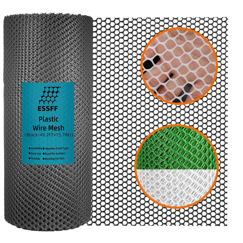 ESSFF Pet & Garden Safeguard roll in use, sturdy outdoor fence for pet safety.