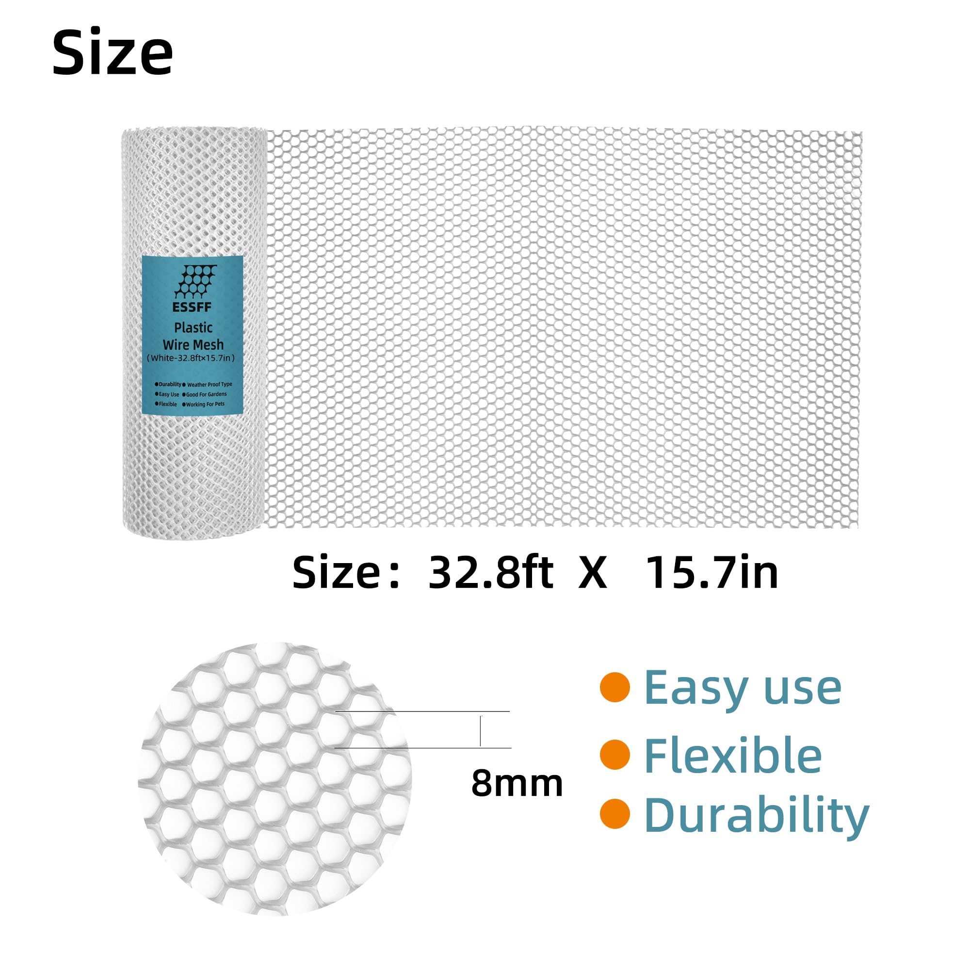 ESSFF poultry dog rabbit barrier netting keeps animals safe and contained.
