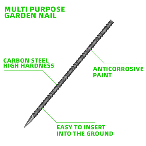 ESSFF sturdy outdoor stakes for tents, fences, and trampolines