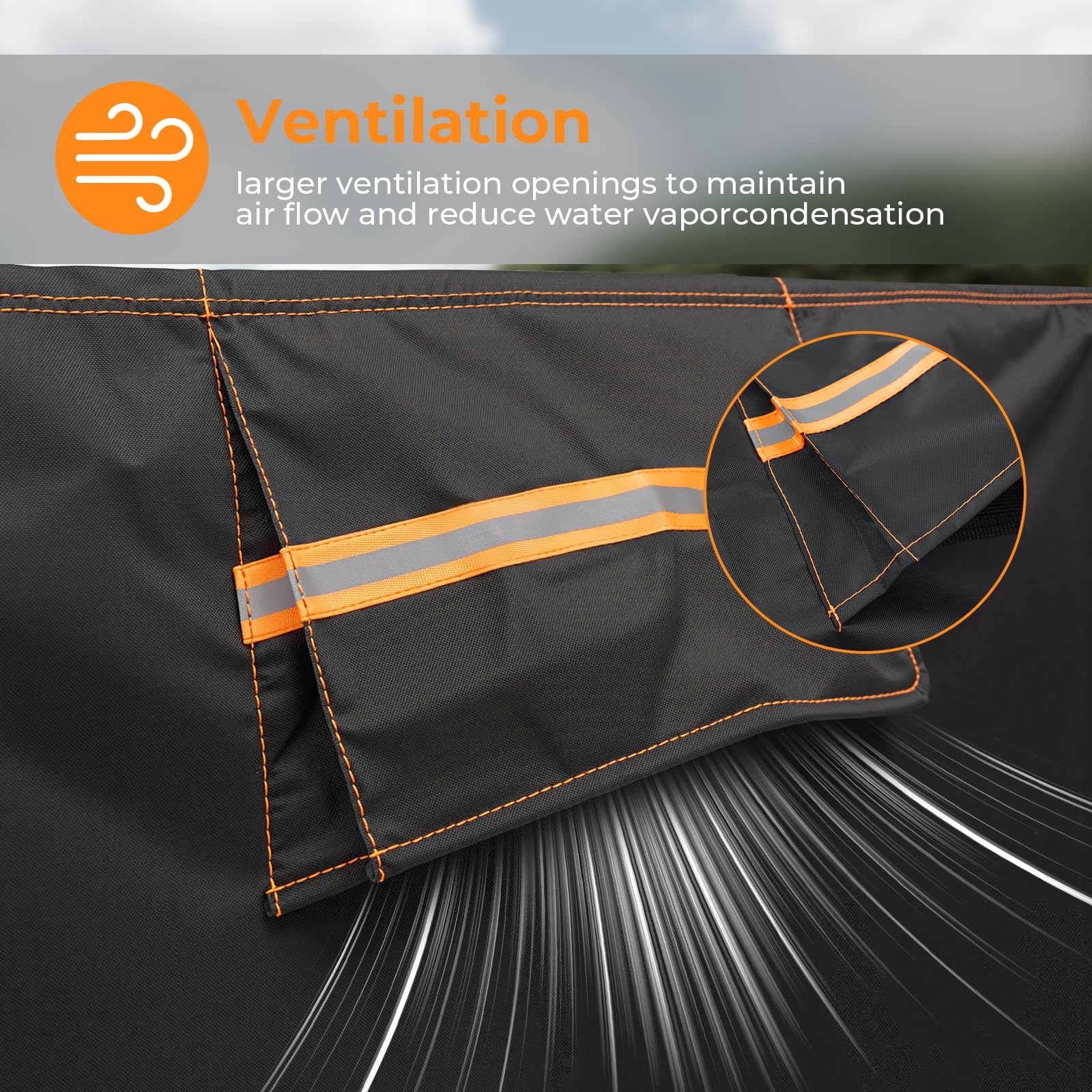 ESSORT precision-fit with eight size options ensures full coverage.