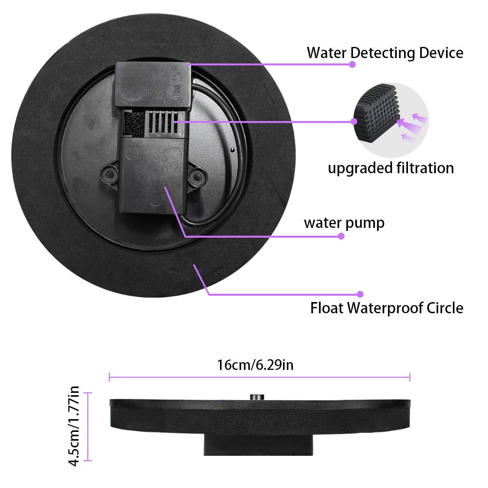 Estefanlo anti-collision bars and fixed buckles stabilize fountain
