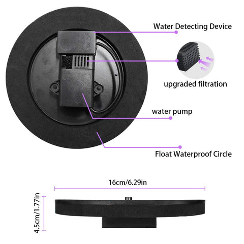 Estefanlo anti-collision bars and fixed buckles stabilize fountain