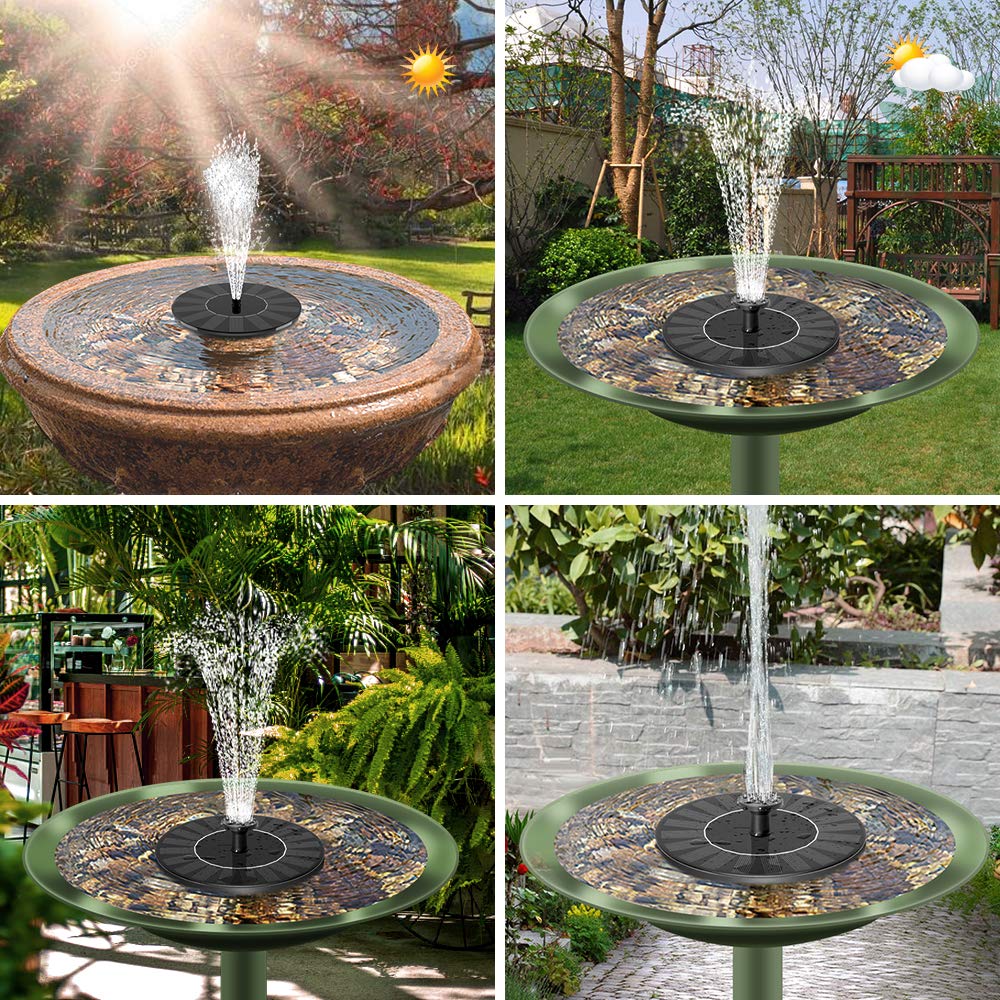 Estefanlo six-nozzle spray patterns for creative garden water display