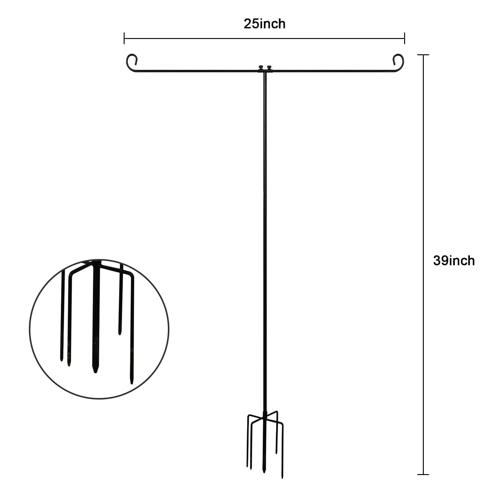 ESTTOP five-prong base close-up highlights stable anchoring