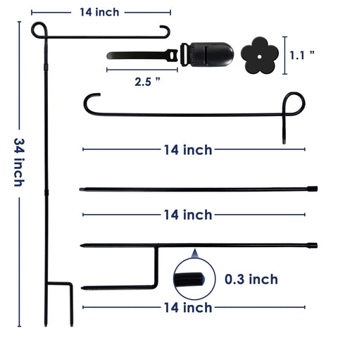 ESTTOP wind-proof stand suited for seasonal flags.