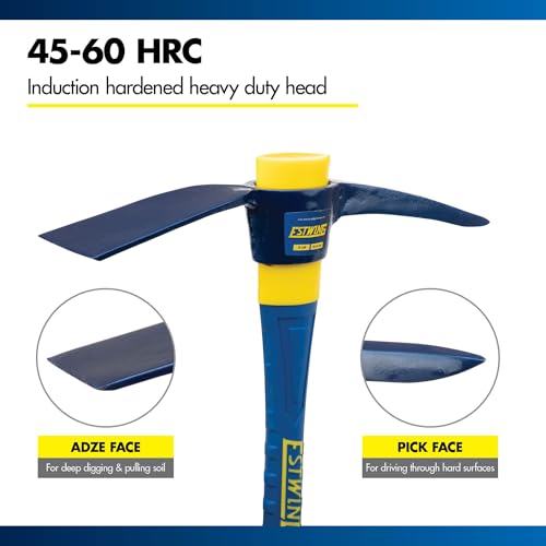 Estwing 36-inch fiberglass handle delivering extended reach and steady control