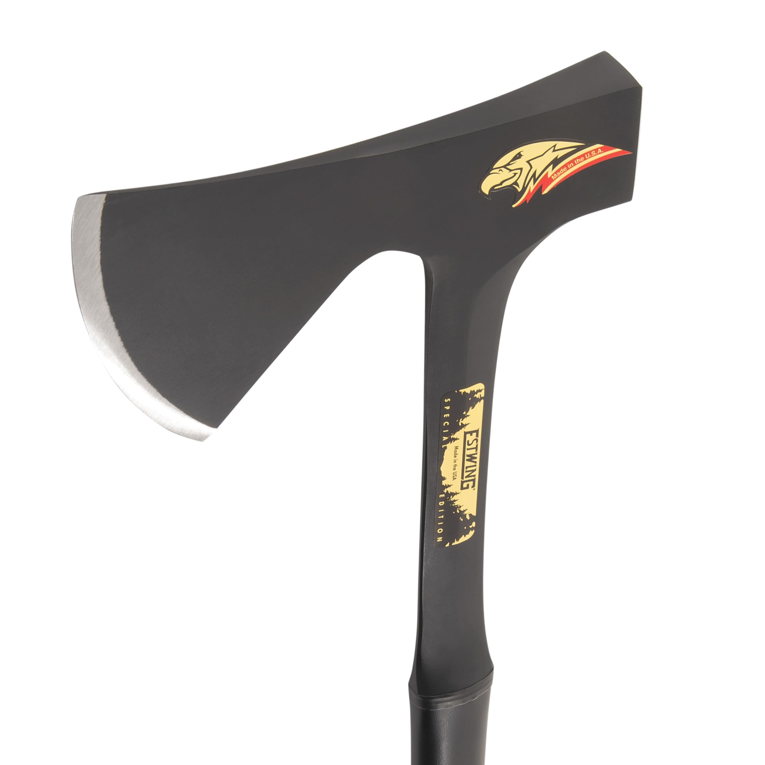Forged steel construction provides balanced weight for efficient wood splitting.