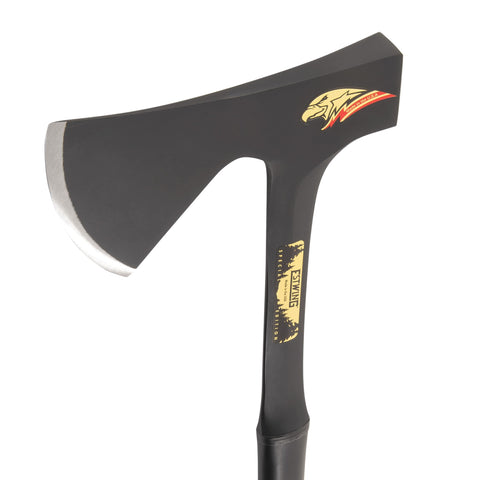 Forged steel construction provides balanced weight for efficient wood splitting.