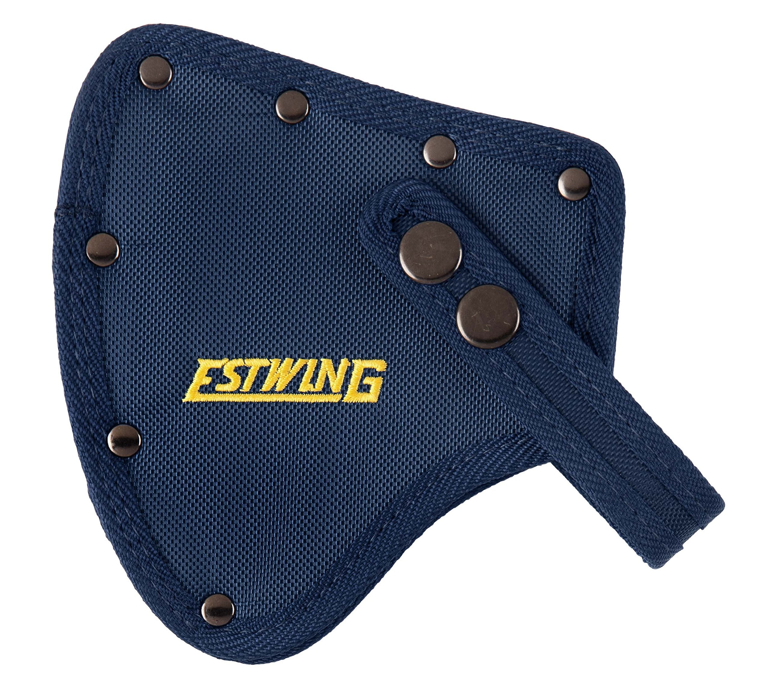 Estwing Camper's Axe head detail shows temper and edge retention for long use.