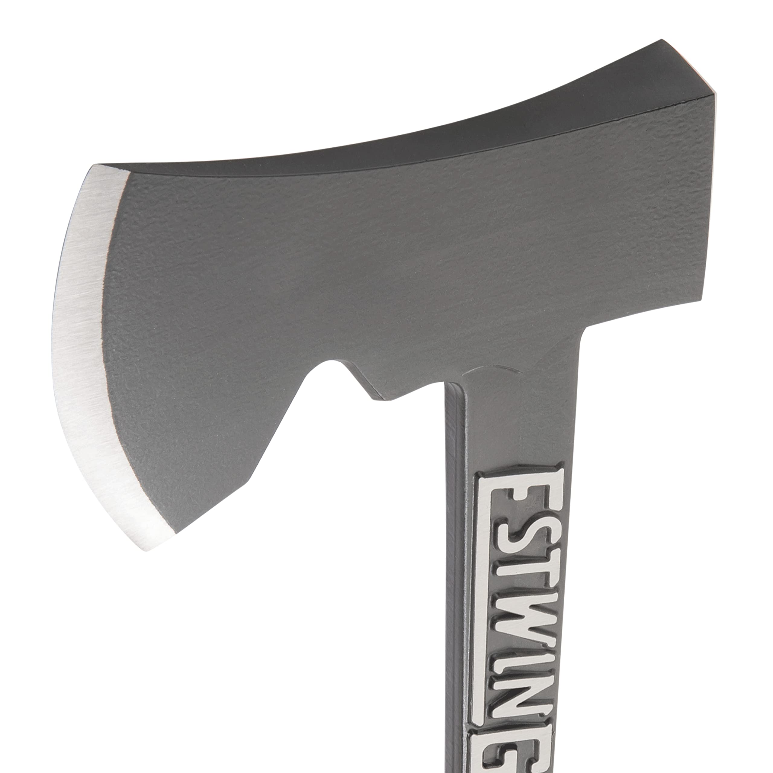 Estwing Camper's Axe showing the Shock Reduction Grip for comfortable use.