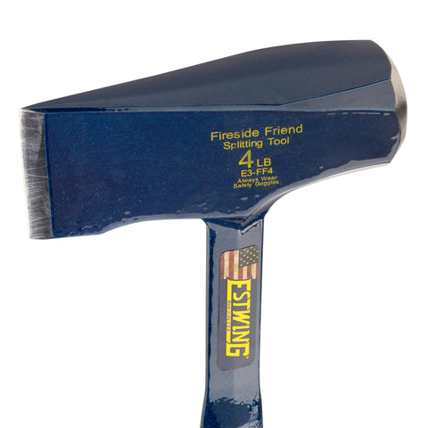 Estwing Fireside Friend Axe with shock-reduction grip for comfortable use