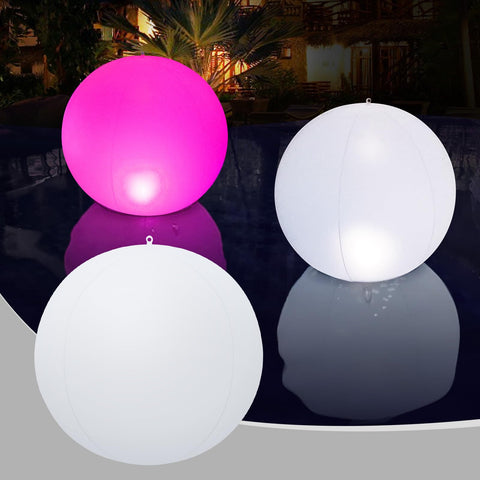 Esuper 14-inch floating pool light ball inflates for vibrant pool ambience