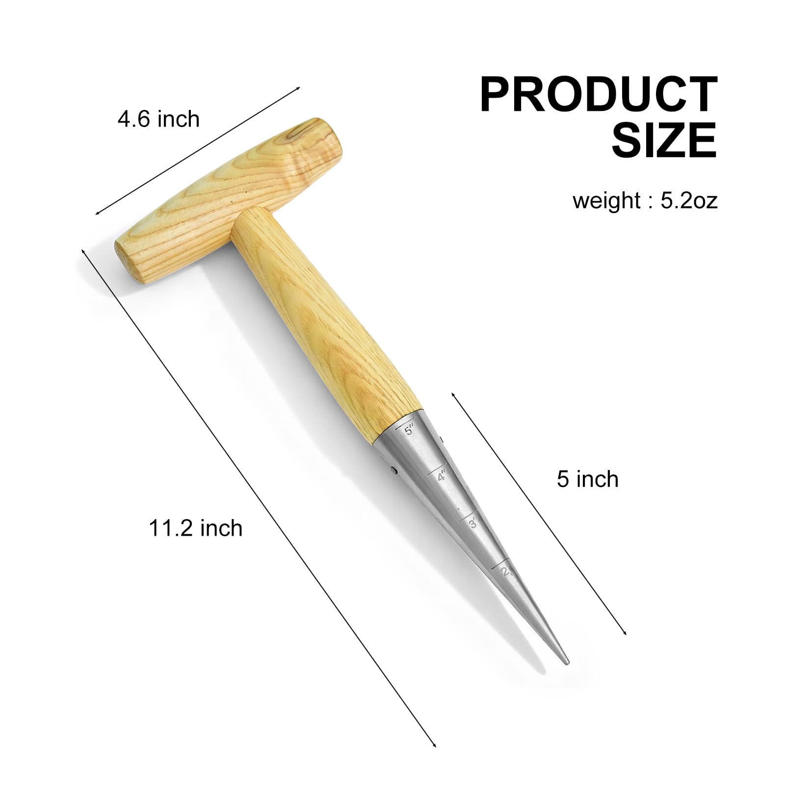 Esvopa seed dibber depth markings aid consistent sowing depth